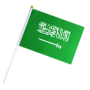 Bendera Tangan Hari Nasional Saudi Arabia