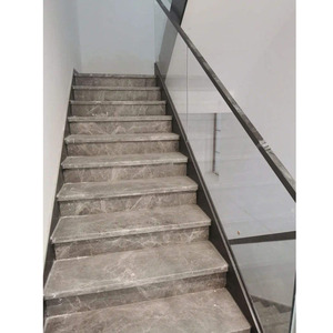 Carreaux de salon en marbre gris Pietra <span class=keywords><strong>Emma</strong></span>, panneaux de sol en marbre, marches en marbre gris - Product Image 1