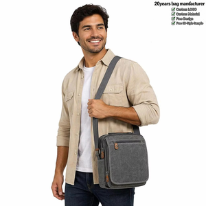 Bolsa <span class=keywords><strong>de</strong></span> Mensajero <span class=keywords><strong>de</strong></span> Lona <span class=keywords><strong>de</strong></span> Alta Calidad, Pequeña, para Viajes, Escuela, Niños y Niñas, Bolsas Cruzadas para Hombres y Mujeres - Product Image 1