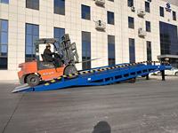 Rampe mobile pour chantier, plateforme de travail, remorque de camion, chariot élévateur hydraulique mobile, rampe de chargement de conteneurs