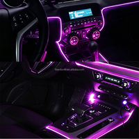 Moteur LED monocouleur 12V 1.5W pour éclairage périphérique latéral de voiture à fibre optique avec fil optique à émission latérale