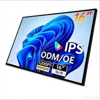 Moniteur portable double écran N3 OEM d'usine 16 pouces 1920x1200 IPS LCD avec interface Type-C pour usage professionnel