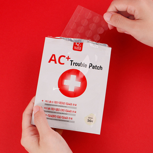 Parches para el Acné W.SKIN LABORATORY AC+ TROUBLE PATCH 56 unidades, Parches Invisibles para el Tratamiento Localizado del Acné, Parches Hidrocoloides para el Cuidado de la Piel - Product Image 4