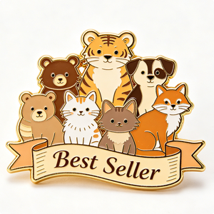 Épinglette en émail Ocean Lover, badge animalier en métal, imprimé en typographie, épinglette de collection pour cadeau et vêtements - Product Image 6
