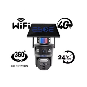 Cámara Solar Inalámbrica 4G en Línea 24/7, 2 Lentes, Zoom Híbrido, Reconocimiento IA, Visión Nocturna a Todo Color, Sensor CMOS, Almacenamiento en la Nube - Product Image 2