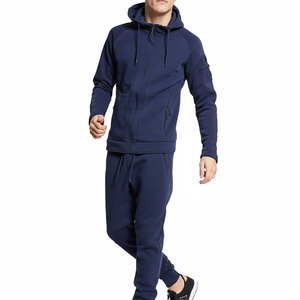 Ensemble de survêtements pour hommes logo personnalisé porter des survêtements pour hommes manches longues Tech polaire ensembles de survêtements respirant qualité en gros - Product Image 1
