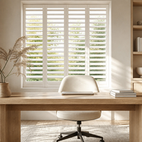 Volets de plantation sur mesure à lamelles réglables pour fenêtres intérieures, idéaux pour le salon, la chambre et la décoration intérieure