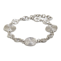 Bracelet élégant plaqué or 18 carats PVD, en acier inoxydable étanche, motif vertiges, cadeau de Saint-Valentin, bijoux