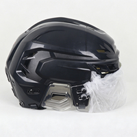 Casque de hockey sur glace athlétique avec ventilation respirante et doublure en mousse confortable