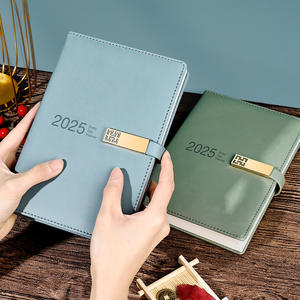 2025 A3 <span class=keywords><strong>calendrier</strong></span> <span class=keywords><strong>livre</strong></span> Logo personnalisé gravure en cuir cahier à couverture rigide avec poinçonnage fonction plan quotidien <span class=keywords><strong>calendrier</strong></span> annuel - Product Image 3