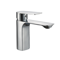 Ensemble de douche moderne haut de gamme pour salle de bain, robinetterie thermostatique en laiton chromé poli, mitigeur à poignée unique, jet de pluie, céramique encastrée