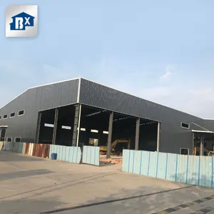 Modular Metal Building Steel Structure Warehouse Hanger Industrial Building Farm Shed Warehouse In Dubai