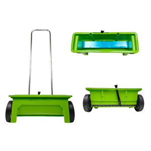 Outil de semis pratique Épandeur à roues poussé à la main Taux de réglage réglable Utilisation pour <span class=keywords><strong>semer</strong></span> des graines et des <span class=keywords><strong>engrais</strong></span> - Product Image 3