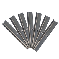 Vente en gros PJ05 100 pièces/sac Dispositifs de centrage de mèches de bougies en métal Argent Acier inoxydable Porte-mèches de bougies pour la fabrication de bougies DIY