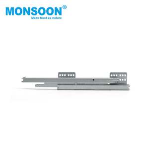 Sistema <span class=keywords><strong>de</strong></span> <span class=keywords><strong>Cajones</strong></span> Telescópicos Ocultos <span class=keywords><strong>para</strong></span> Muebles <span class=keywords><strong>de</strong></span> Cocina Modernos, Guía <span class=keywords><strong>de</strong></span> Cajón <span class=keywords><strong>de</strong></span> Metal Blanco Tipo D, Sistema <span class=keywords><strong>de</strong></span> <span class=keywords><strong>Cajones</strong></span> Multifuncional <span class=keywords><strong>para</strong></span> Comedor y Dormitorio - Product Image 5