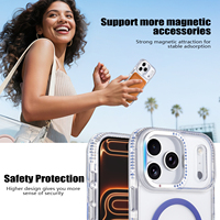 Casing Ponsel Lipat dengan Stand Magnetik, Pengisian Daya Nirkabel, dan Pelindung Kamera Berlian Berkilau untuk iPhone 18 Pro Max, Harga Pabrik