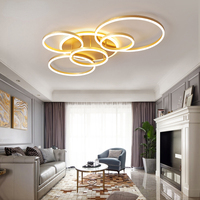 Plafonnier LED en cristal au design moderne, éclairage d'intérieur, luminaire décoratif de plafond, idéal pour un salon, un Foyer ou un salon