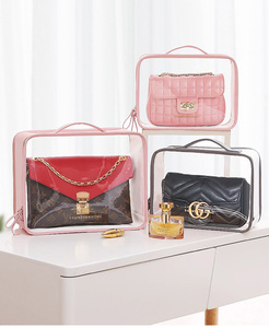 Clear Waterproof Dust Cover Bag Luxury Hand bag Organizer Dustproof Storage Bag for handbag