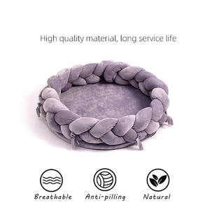 Cama redonda para mascotas, cama para perros y gatos, rosquillas, personalizada, <span class=keywords><strong>DIY</strong></span>, para venta al por mayor - Product Image 2