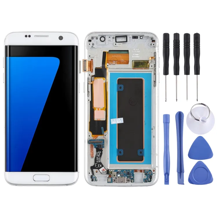 UN Display LCD AMOLED Display A schermo Per Samsung galaxy S5 S6 S7 S8 S9 S10 bordo s7 s8 plus s9 più s10plus lcd touch Screen sostituire