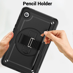 Étui de protection intégrale <span class=keywords><strong>pour</strong></span> <span class=keywords><strong>tablette</strong></span> <span class=keywords><strong>Samsung</strong></span> <span class=keywords><strong>Galaxy</strong></span> <span class=keywords><strong>Tab</strong></span> A9, <span class=keywords><strong>coque</strong></span> arrière rigide en PC, antichoc, avec béquille - Product Image 5