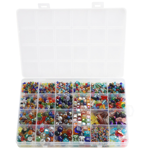 ZHB Hobbyworker Mix ShapesGlass Beads para la fabricación de joyas Crystal Bicone Pagoda Tower Drops Rondelle Beads Bracelet Charms - Product Image 6