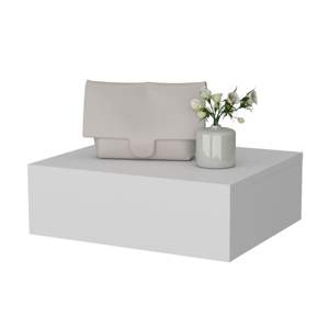 DB Vienna, mesita de noche flotante moderna nórdica montada en la pared, elegante y espacioso cajón de madera maciza, almacenamiento para uso en dormitorio y apartamento - Product Image 3