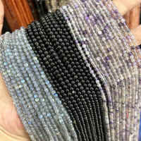 Perles Rondes Colorées en Pierres Semi-précieuses et Autres Pierres Naturelles pour la Fabrication de Bijoux, Bracelets et Colliers