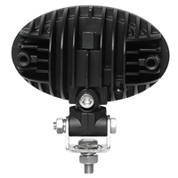 Projecteur de travail LED ovale pour voiture, 8 LED, 40W, 2500 Lumens, pour véhicules tout-terrain, voitures personnalisées, projecteur de route haute performance, usage professionnel