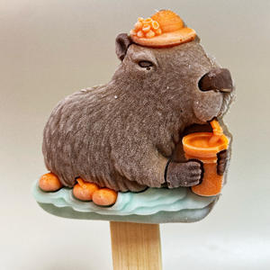 Hot New Arrival Capivara Em Forma De Sorvete Halal Certificado Frutas Doces Sabor Aditivos Leite 18 Meses Vida de Prazo Cutely - Product Image 1