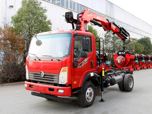 Shenbai nueva grúa de brazo plegable hidráulica rígida de 4 toneladas y 5 toneladas con agarre - Product Image 4