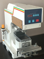 Machine de tampographie pneumatique semi-automatique CYMND-125-100 à tête unique et couleur unique pour table, avec bac à huile