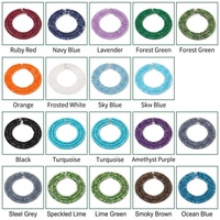 Collier de perles facettées en pierre synthétique, 14+ couleurs, 4mm, rubis, turquoise, améthyste, noir, mode, superposition, OEM, vente en gros