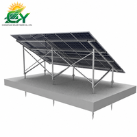Structure de montage solaire au sol en acier robuste, surface anodisée, durée de vie de 10 à 25 ans pour les projets à grande échelle complexes