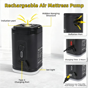 Sacs de voyage à compression sous vide étanches IP67 avec pompe 18L, cubes de rangement réutilisables pour valise, sac à dos, bagages - Product Image 5