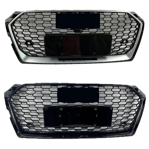 ABS Automotive a nido d'ape cromato griglia nera modifica griglia anteriore per <span class=keywords><strong>Audi</strong></span> <span class=keywords><strong>A5</strong></span> Rs5 B9 2017 2018 <span class=keywords><strong>2019</strong></span> - Product Image 1