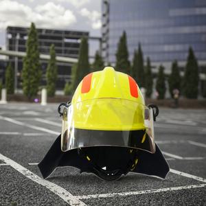 Casco de Bombero de Fábrica, Estilo 17, Certificado CCC y CE, Casco Amarillo Resistente al Fuego para Rescate, con Protección Contra Impactos - Product Image 1