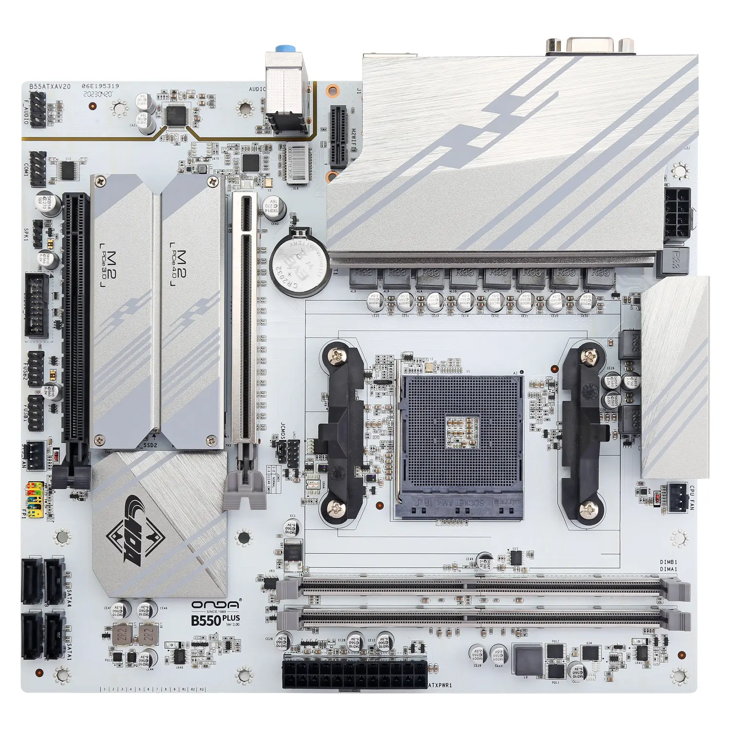 B550PLUS AMD B550 Chipset motherboard with Dual DDR4 Slot Support VGA/ DP/ HD