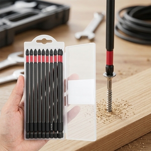หัวไขควงแบบเปลี่ยนได้ ขนาด 150 มม. ทำจากเหล็ก S2 รุ่น Phillips PH2 สำหรับงานหนัก  วัสดุอัลลอยด์ความแข็งสูง ใช้ได้กับสว่านไฟฟ้าและไขควงมือ - Product Image 6