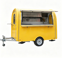 Remorque de restauration mobile standard australienne, camion de cuisine à vendre aux États-Unis