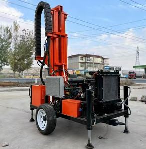 آلة حفر آبار المياه المحمولة للبيع بالجملة، بطول 100 متر و150 متر و200 متر، ماكينة حفر آبار صغيرة - Product Image 2