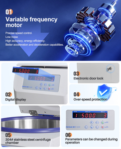 Centrifugeuse de paillasse Falcon 5500 tr/min pour tubes de sang et d'urine de 16x10 ml, pour laboratoire clinique hospitalier, centrifugeuse à basse vitesse - Product Image 3