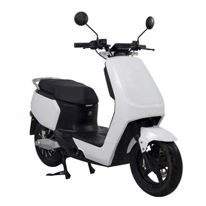 Scooter Eléctrico Blanco para Adultos, Bicicleta Urbana con Asiento y Respaldo, Faro LED - Product Image 1