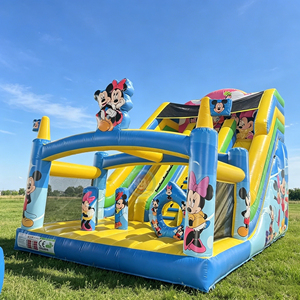 Tobogán Inflable para Exteriores, Combo de Toboganes Inflables de <span class=keywords><strong>Mickey</strong></span> con Soplador Gratuito - Product Image 1