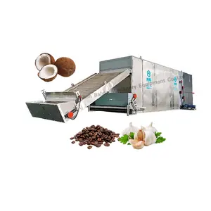 Coconut Factory Food Garlic Seaweed Heat Pump Belt Type Dryer Machine Cocoa Beans Herbs Drying Equipment