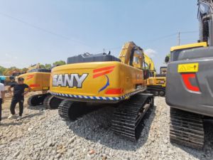 รถขุดไฮดรอลิกแบบตีนตะขาบ SANY SY215C สำหรับโครงการก่อสร้างขนาดใหญ่ การทำเหมือง รถขุด Sany 215C รถขุดตีนตะขาบมือสอง - Product Image 3