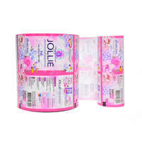 Rouleau de film plastique imprimé sur mesure pour la fabrication de sachets de lessive en poudre et de sachets d'eau