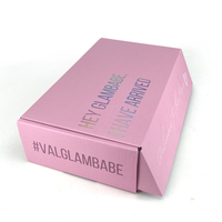 Boîtes postales d'expédition ondulées avec logo personnalisé pour petites entreprises Vente en gros de matériaux recyclés pour l'emballage de vêtements et de chaussettes