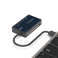 Lector de Tarjetas ExpressCard XD Todo en Uno Compatible con iPhone, Computadora/Laptop, Externo, Compatible con Tarjetas SD/CF/TF/MS/M2/MMC