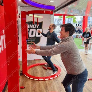 Máquina de <span class=keywords><strong>Juego</strong></span> de Reacción Rápida para Interiores, Desafío de Velocidad Manual, Equipo para Atrapar Palos, para Parques Infantiles, de Plástico, Songfa - Product Image 2